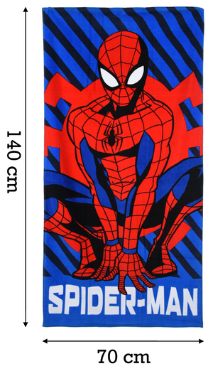 Telo Mare Spiderman MARVEL Asciugamano per Bambini in Cotone CM 140x70 - Ex1976