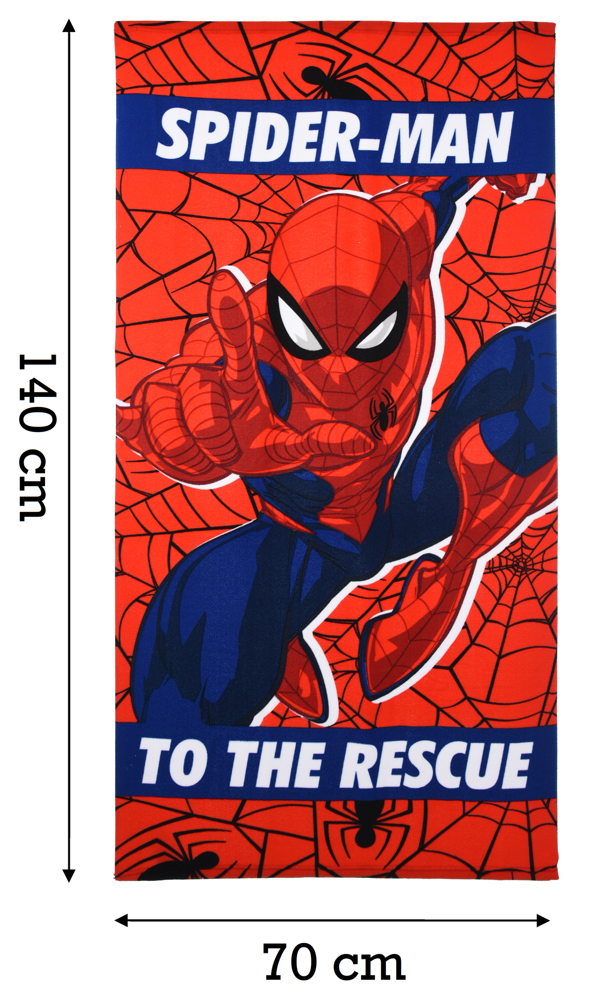 Telo Mare Spiderman MARVEL Asciugamano per Bambini in Microfibra CM 140x70 - Ex1978