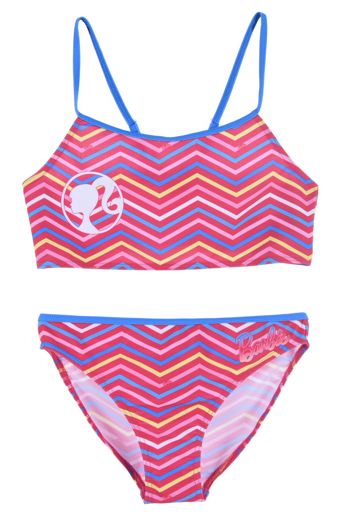 Costume Mare Barbie Bikini 2 Pezzi Bambina - Ex1970blu