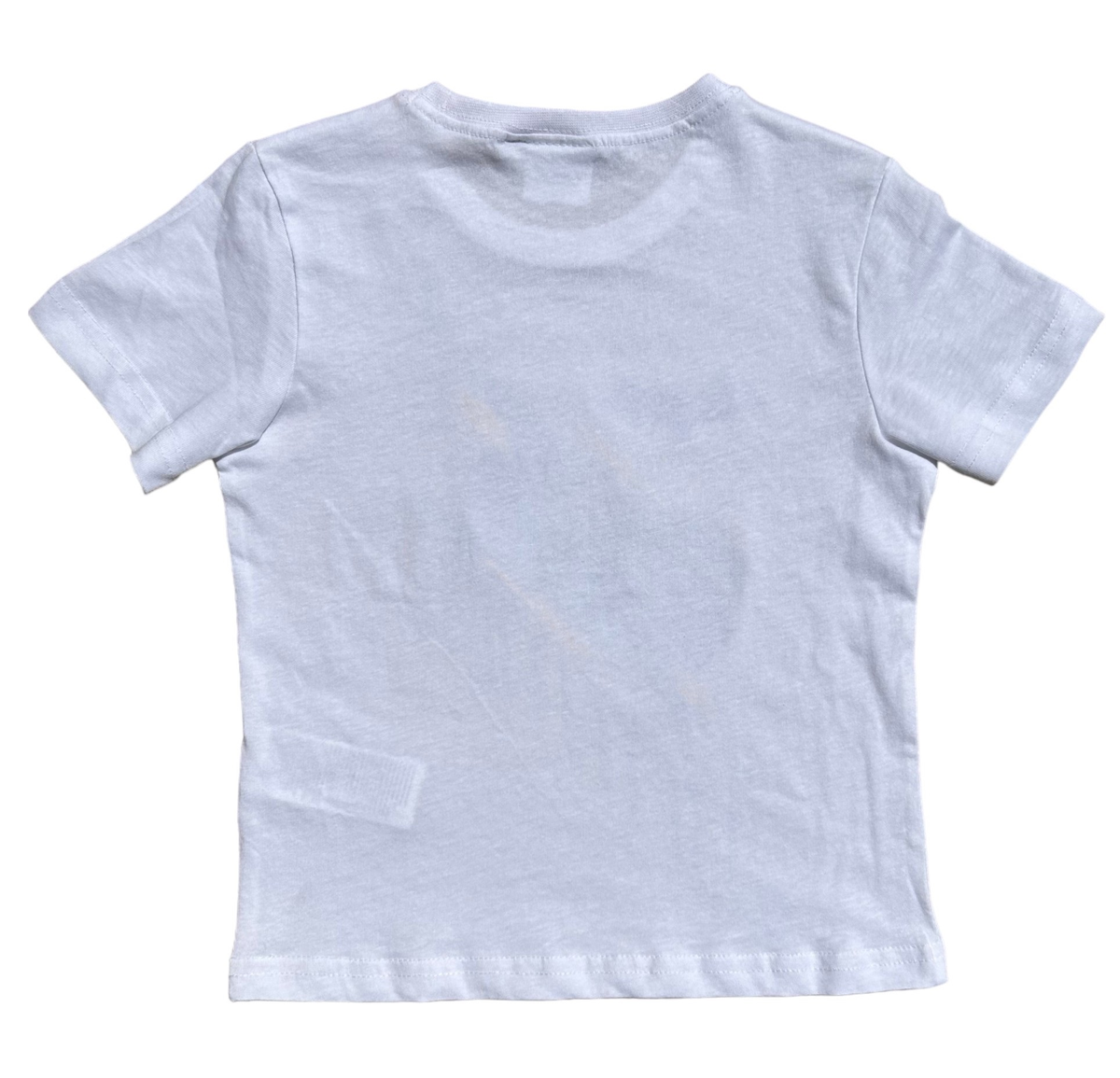 T-Shirt M.c. Batman Maglietta Bambino 100% Cotone - Ex1288bianco