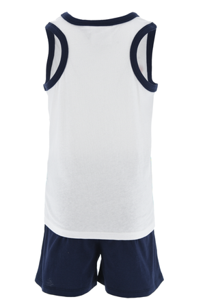 Completo Short + Canotta Paw Patrol Bambino 100% Cotone - Ex1072blu