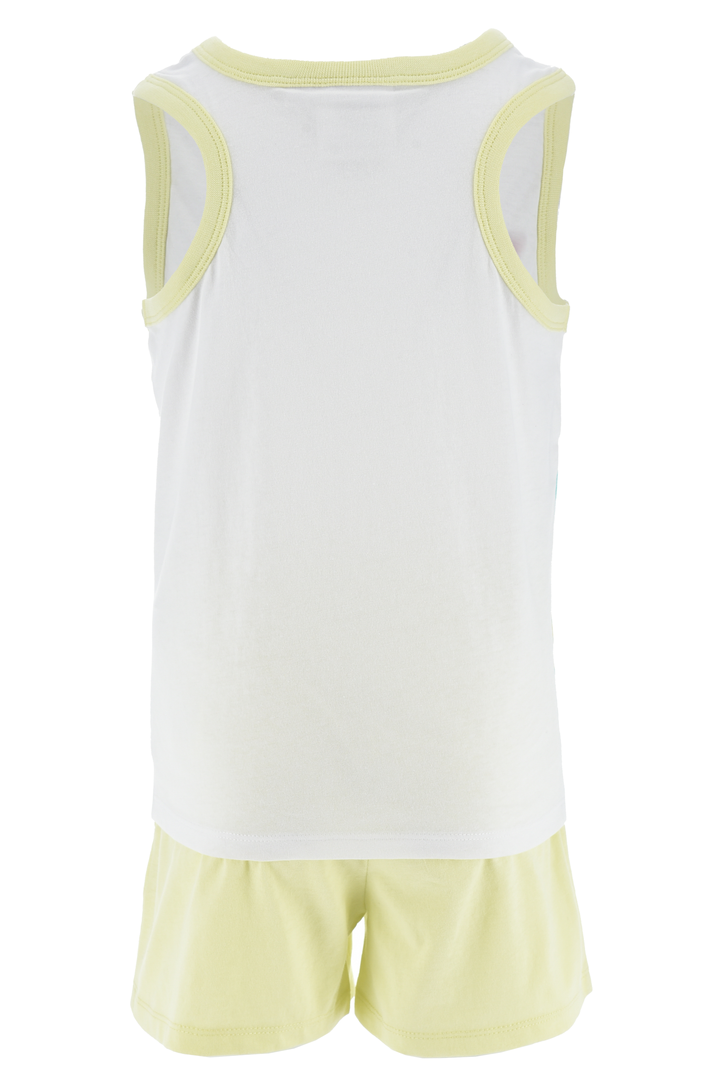 Completo Short + Canotta Paw Patrol Bambino 100% Cotone - Ex1072giallo