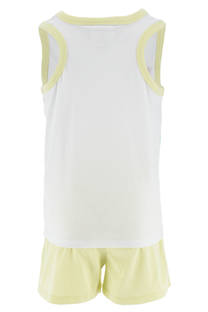 Completo Short + Canotta Paw Patrol Bambino 100% Cotone - Ex1072giallo