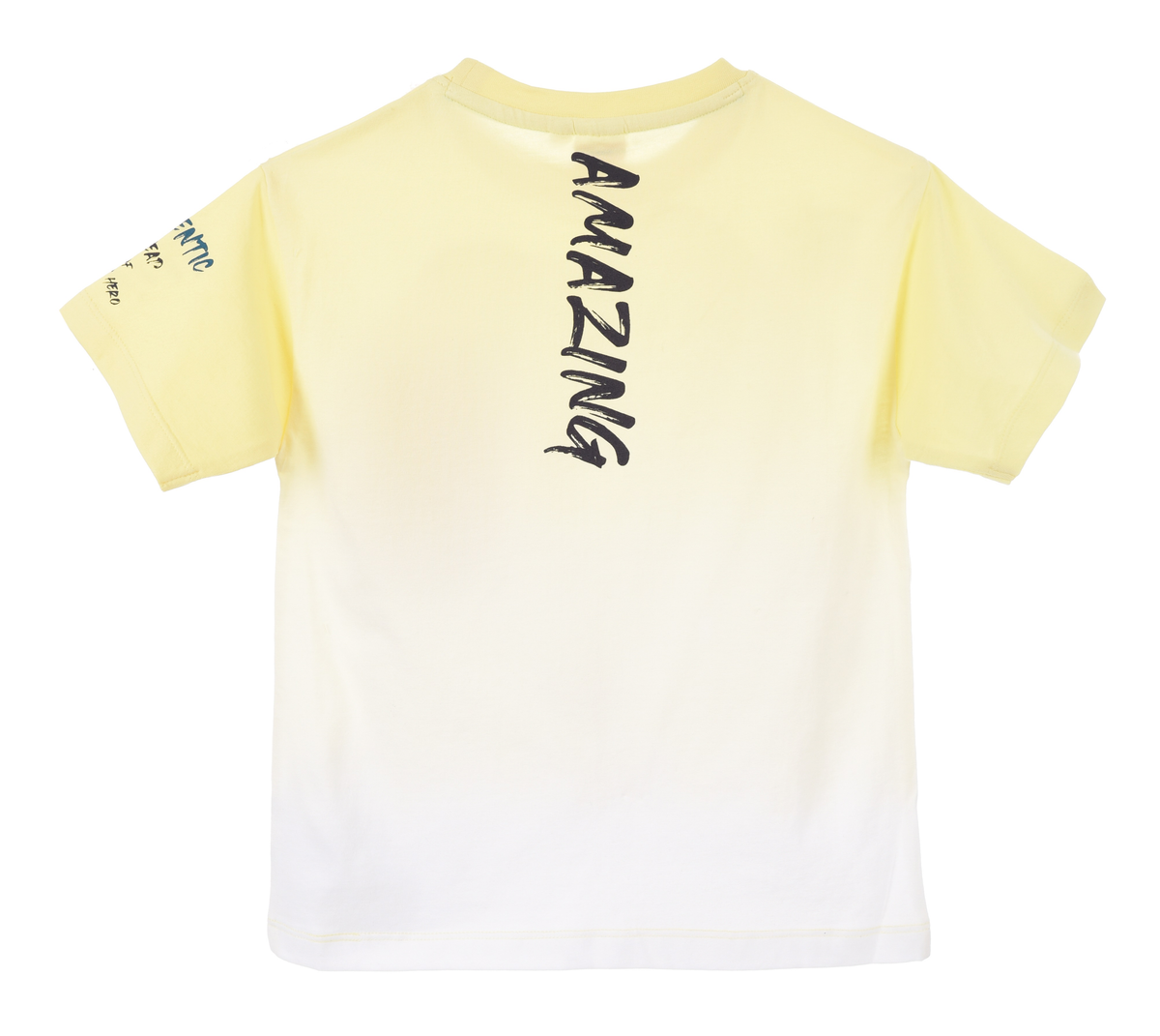 T-Shirt M.c. Spiderman MARVEL Maglietta Bambino 100% Cotone - Ex1191giallo