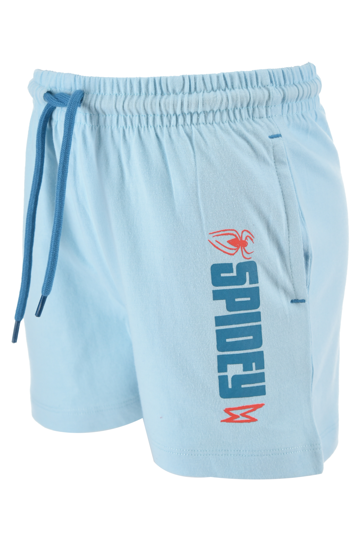 Completo Short + Canotta Spiderman MARVEL Bambino 100% Cotone - Ex1073celeste
