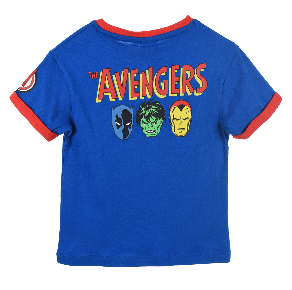 T-Shirt M.c. Avengers MARVEL Maglietta Bambino 100% Cotone - Ex11064blu