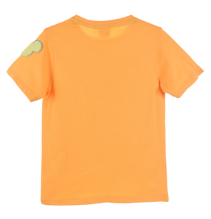 T-Shirt M.c. Topolino DISNEY Maglietta Bambino 100% Cotone - Ex1171arancio
