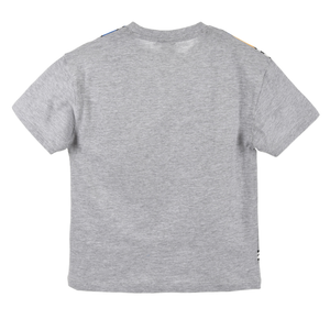 T-Shirt M.c. Sonic Maglietta Bambino 100% Cotone - Ex1164grigio
