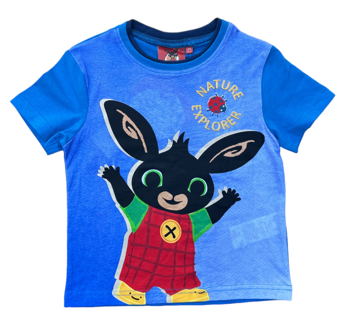Completo Short + T-Shirt Bing Bambino 100% Cotone - Ex1205celeste