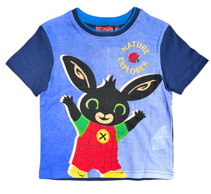 Completo Short + T-Shirt Bing Bambino 100% Cotone - Ex1205blu