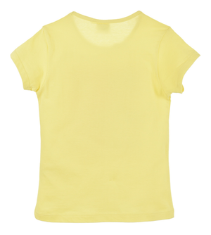T-Shirt M.c. Minnie DISNEY Maglietta Bambino 100% Cotone - Ex1149giallo