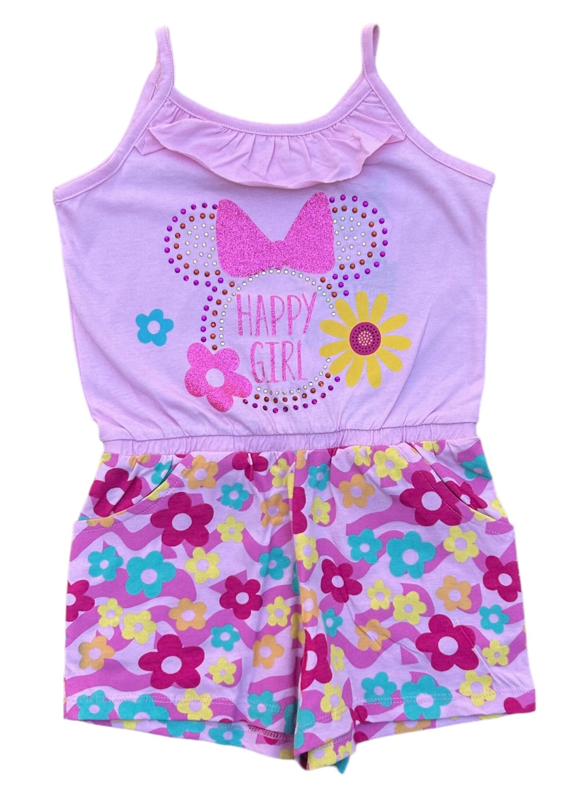 Tuta Minnie DISNEY Bambino 100% Cotone - Ex1006rosa