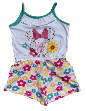 Tuta Minnie DISNEY Bambino 100% Cotone - Ex1006bianco