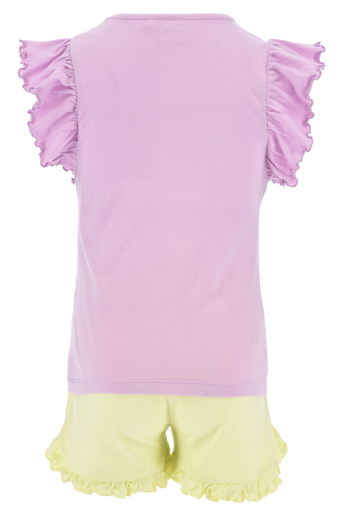 Completo Short + T-Shirt Minnie DISNEY Bambino 100% Cotone - Ex1060lilla