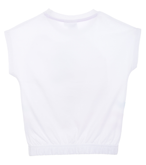 T-Shirt M.c. Minnie DISNEY Maglietta Corta Bambino 100% Cotone - Ex1193bianco