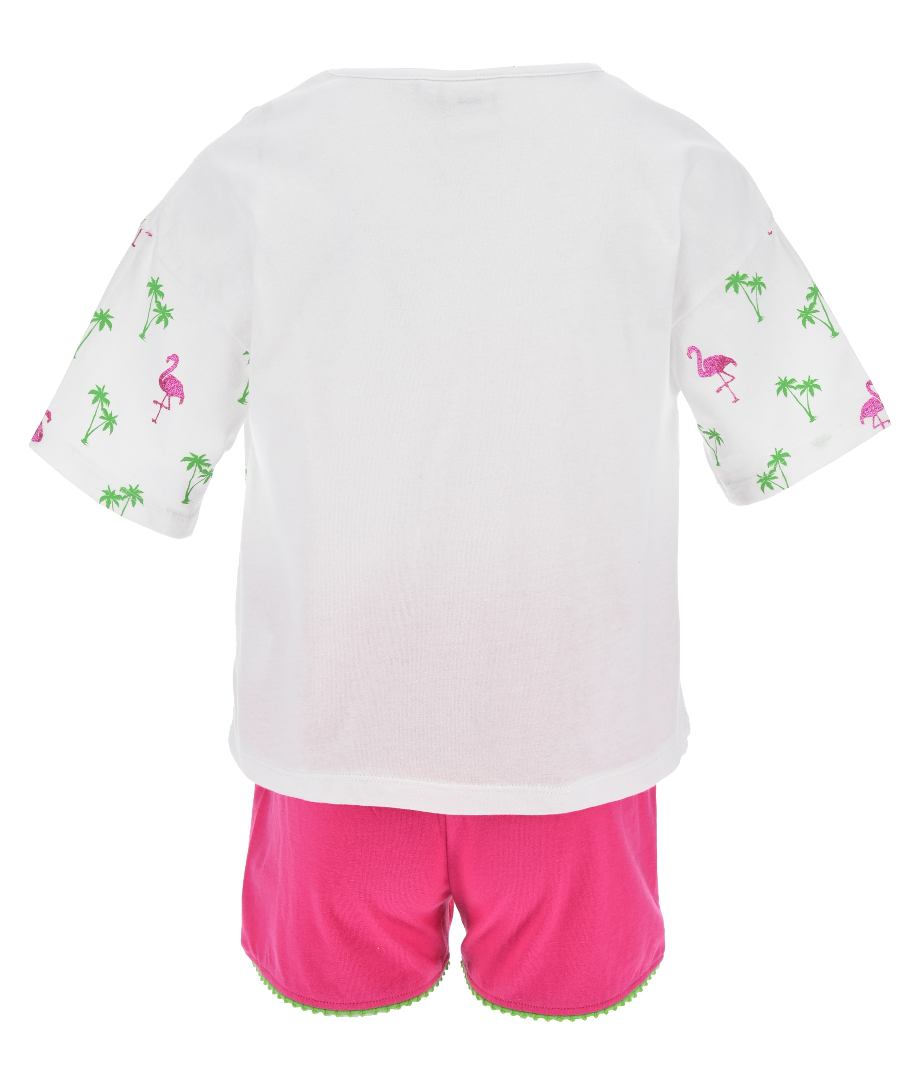 Completo Short + T-Shirt Minnie DISNEY Bambino 100% Cotone - Ex1061fuxia