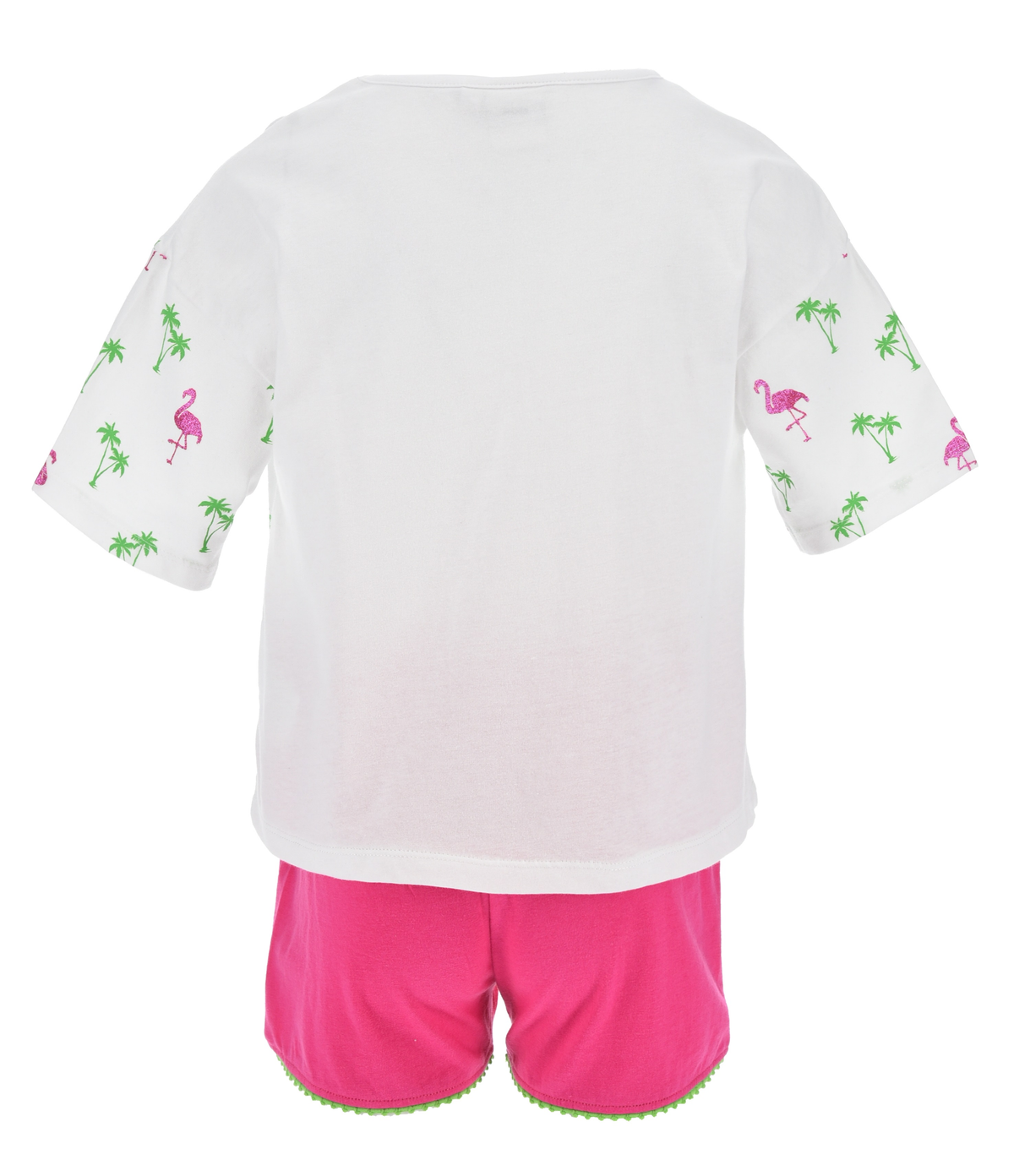 Completo Short + T-Shirt Minnie DISNEY Bambino 100% Cotone - Ex1061fuxia