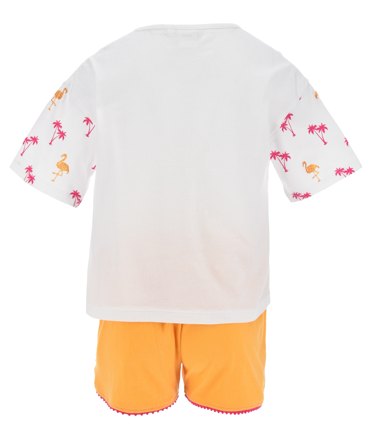 Completo Short + T-Shirt Minnie DISNEY Bambino 100% Cotone - Ex1061arancio