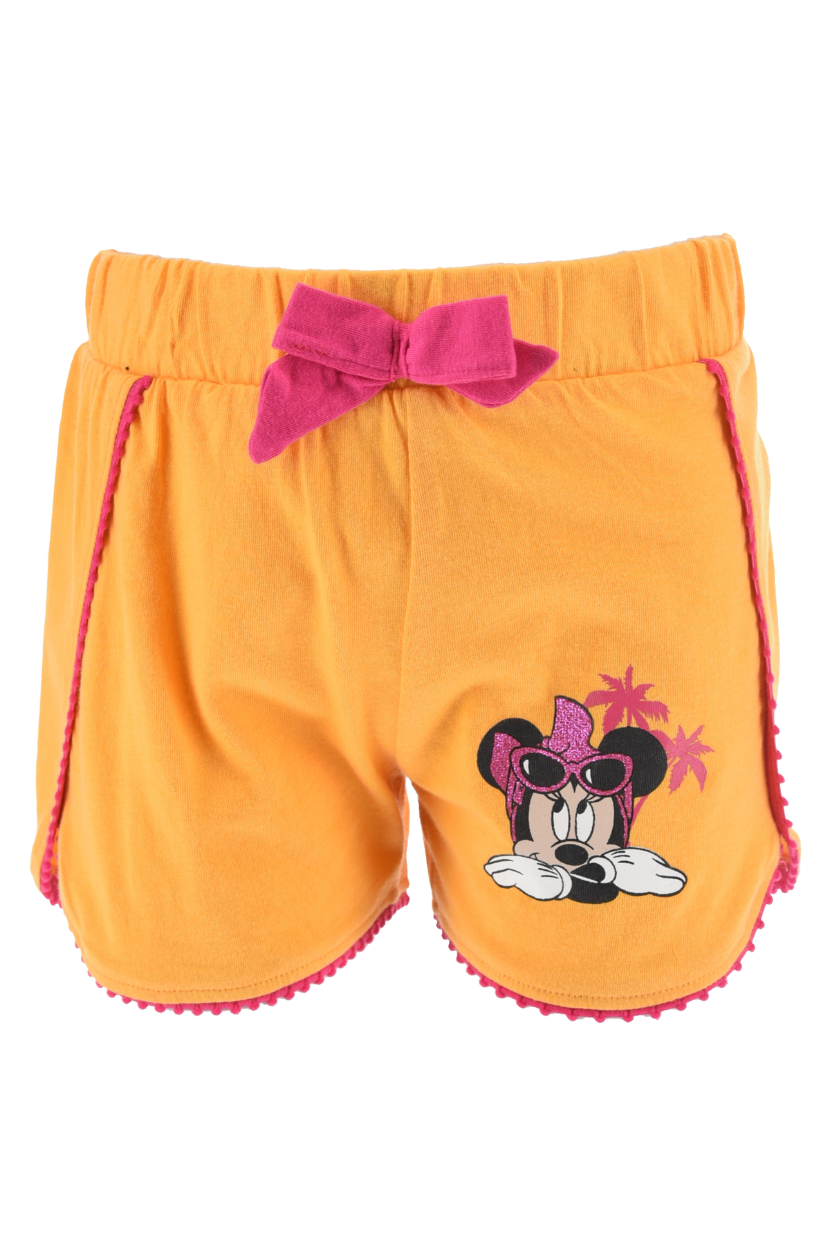 Completo Short + T-Shirt Minnie DISNEY Bambino 100% Cotone - Ex1061arancio
