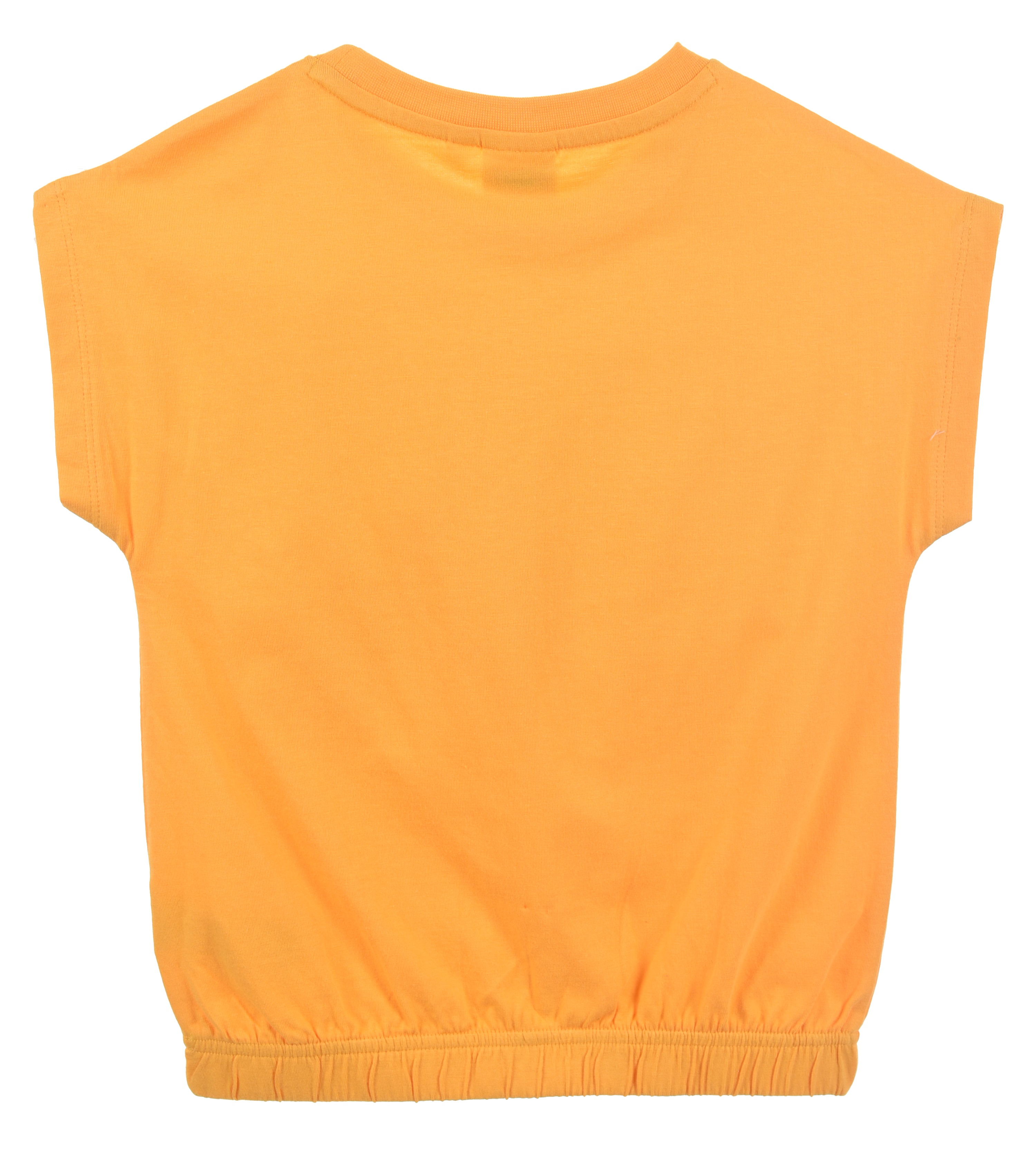 T-Shirt M.c. Stitch DISNEY Maglietta Corta Bambino 100% Cotone - Ex1202arancio