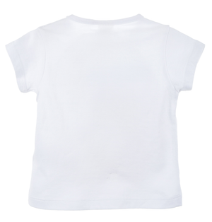 T-Shirt M.c. Minnie DISNEY Maglietta Bambino 100% Cotone - Ex0072.biobianco