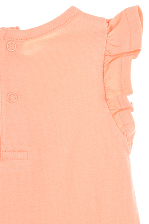 Scamiciata Minnie DISNEY Abito Vestito 100% Cotone Bambina - Ex0007arancio
