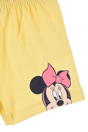 Completo Short + T-Shirt Minnie DISNEY Neonata 60% Co 40% Pl - Ex0075.recgiallo