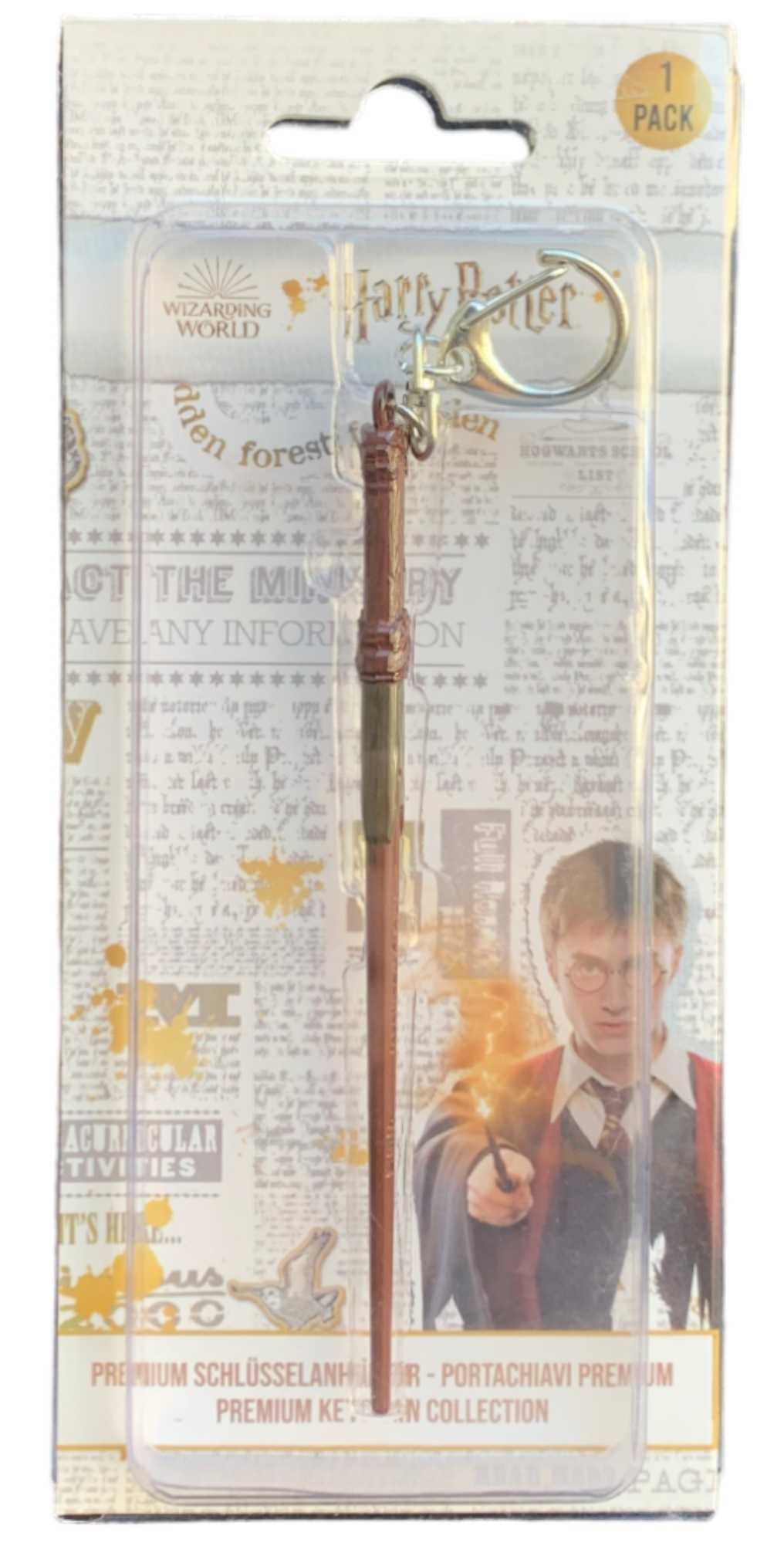 Portachiavi Bacchetta di Harry Potter in Metallo in Confezione - 47304/17