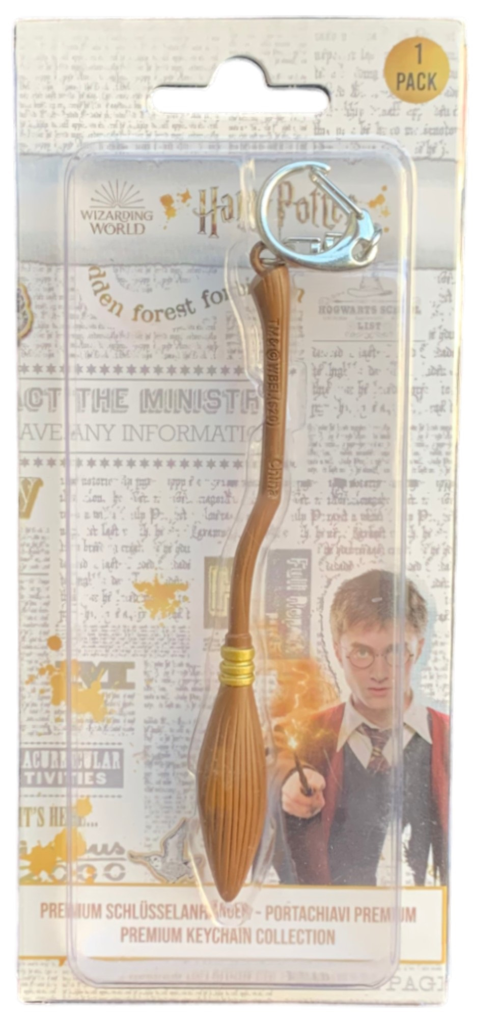 Portachiavi Scopa Nimbus 2000 Harry Potter in Metallo in Confezione - 47304/18
