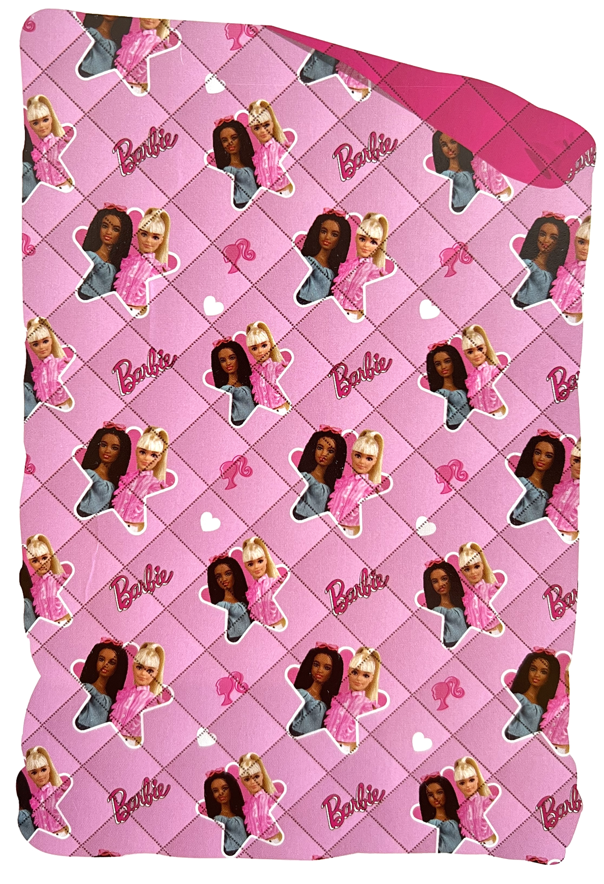 Trapuntino Barbie Coperta Copriletto Trapuntato 100 Gsm Letto Singolo 170x250 CM - Bar-1378