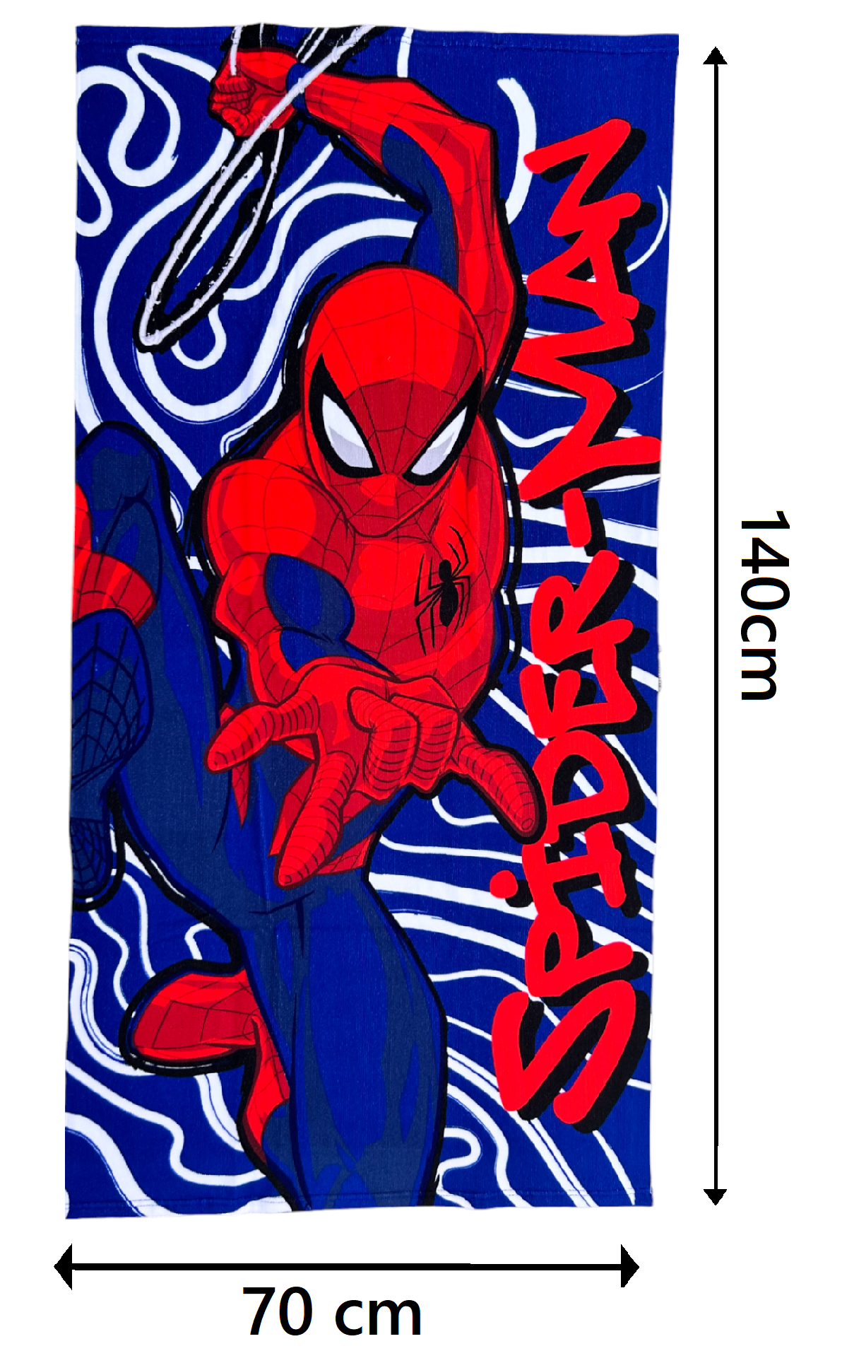 Telo Mare Spiderman MARVEL Asciugamano per Bambini in Microfibra CM 140x70 - Spm1399
