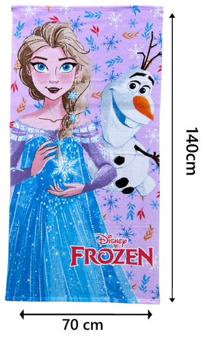 Telo Mare Frozen DISNEY Asciugamano per Bambini in Microfibra CM 140x70 - Fro24-3609