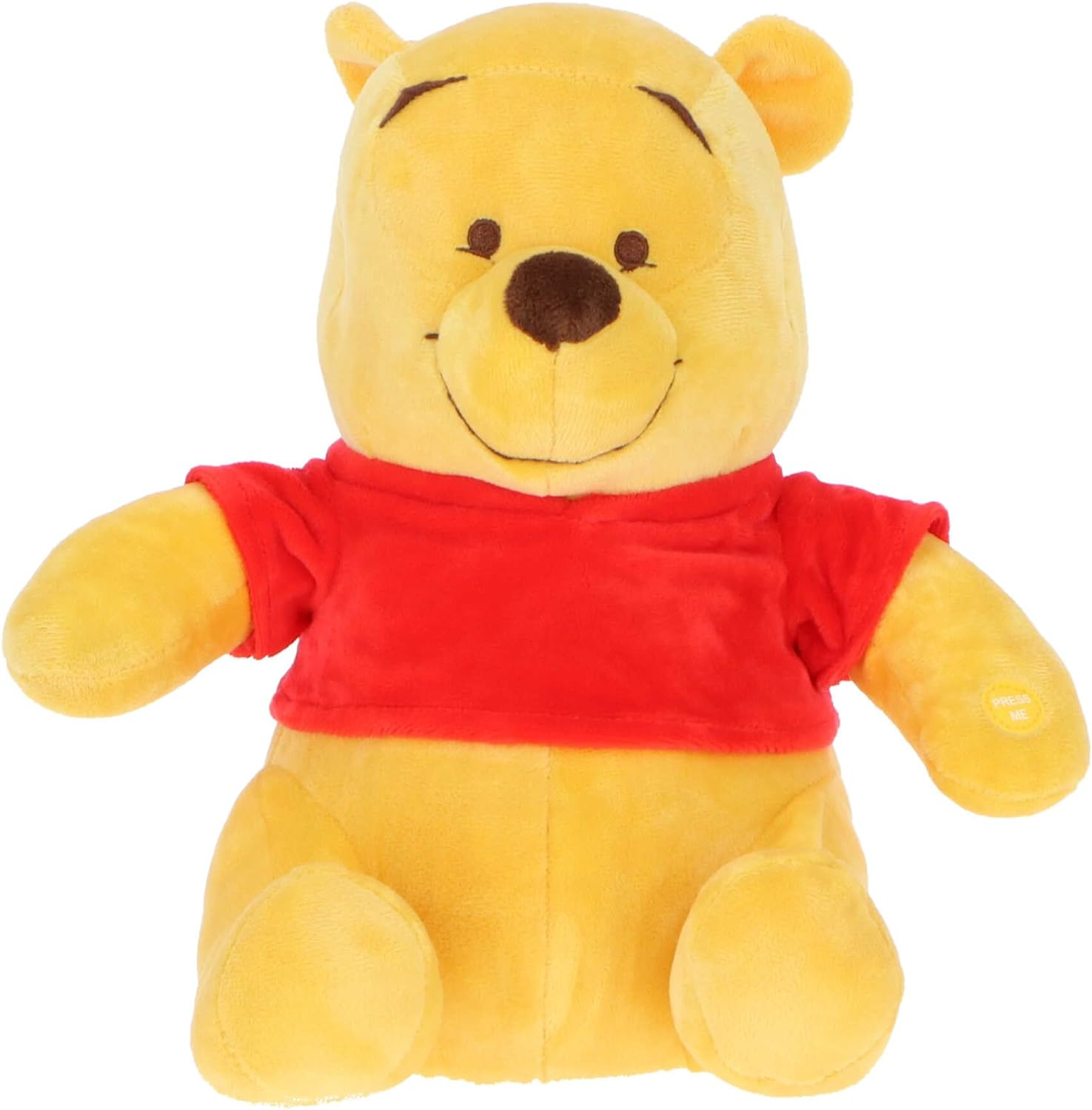 Peluche Winnie the Pooh DISNEY Morbido Pupazzo con Suono 45 CM Seduto - Wtp-9272-1