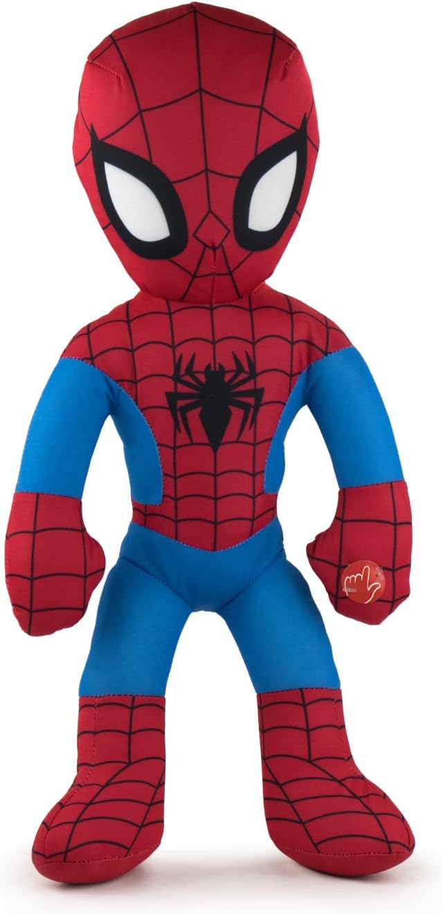 Peluche Spiderman MARVEL con Suono Pupazzo Cm. 40 - Mar-9339-D