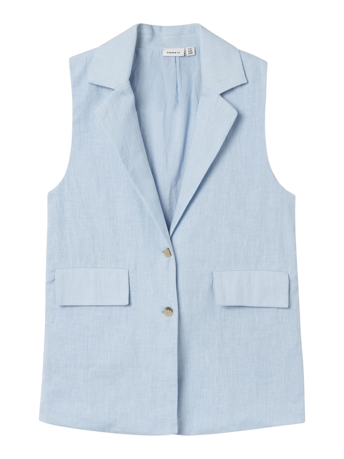 Gilet Lungo Ragazza  80% Co 20% Lin - 13227398