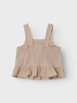 Top in Misto Lino Maglietta Ragazza  80% Co 20% Lino - 13227396