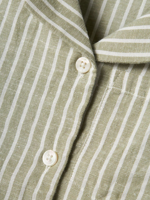 Camicia Maniche Corte Misto Lino Bambino - 13229475