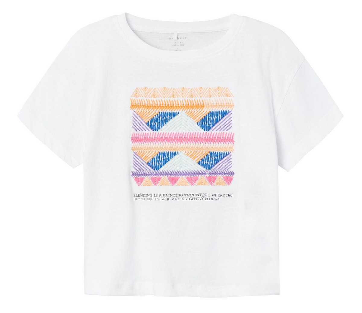 T-Shirt M.c. con Ricamo Maglietta Bambina 100%co - 13229978rosa