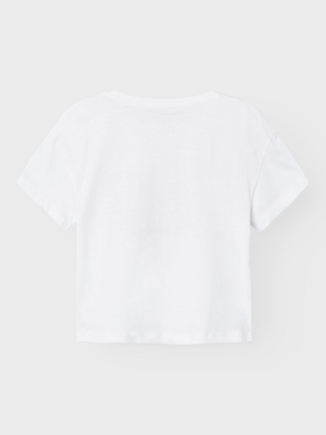 T-Shirt M.c. con Ricamo Maglietta Bambina 100%co - 13229978rosa