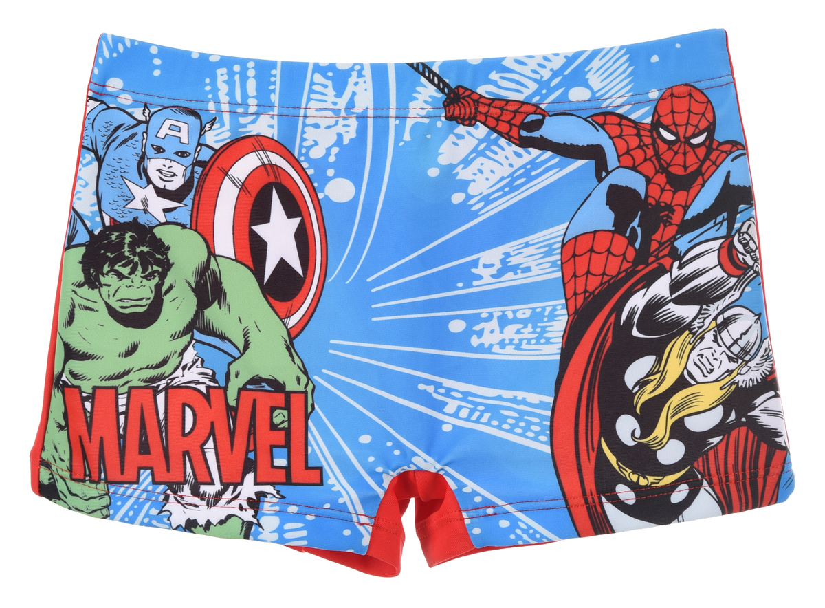 Costume Mare Avengers MARVEL Parigamba Pantaloncino Bambino - Ex1843rosso