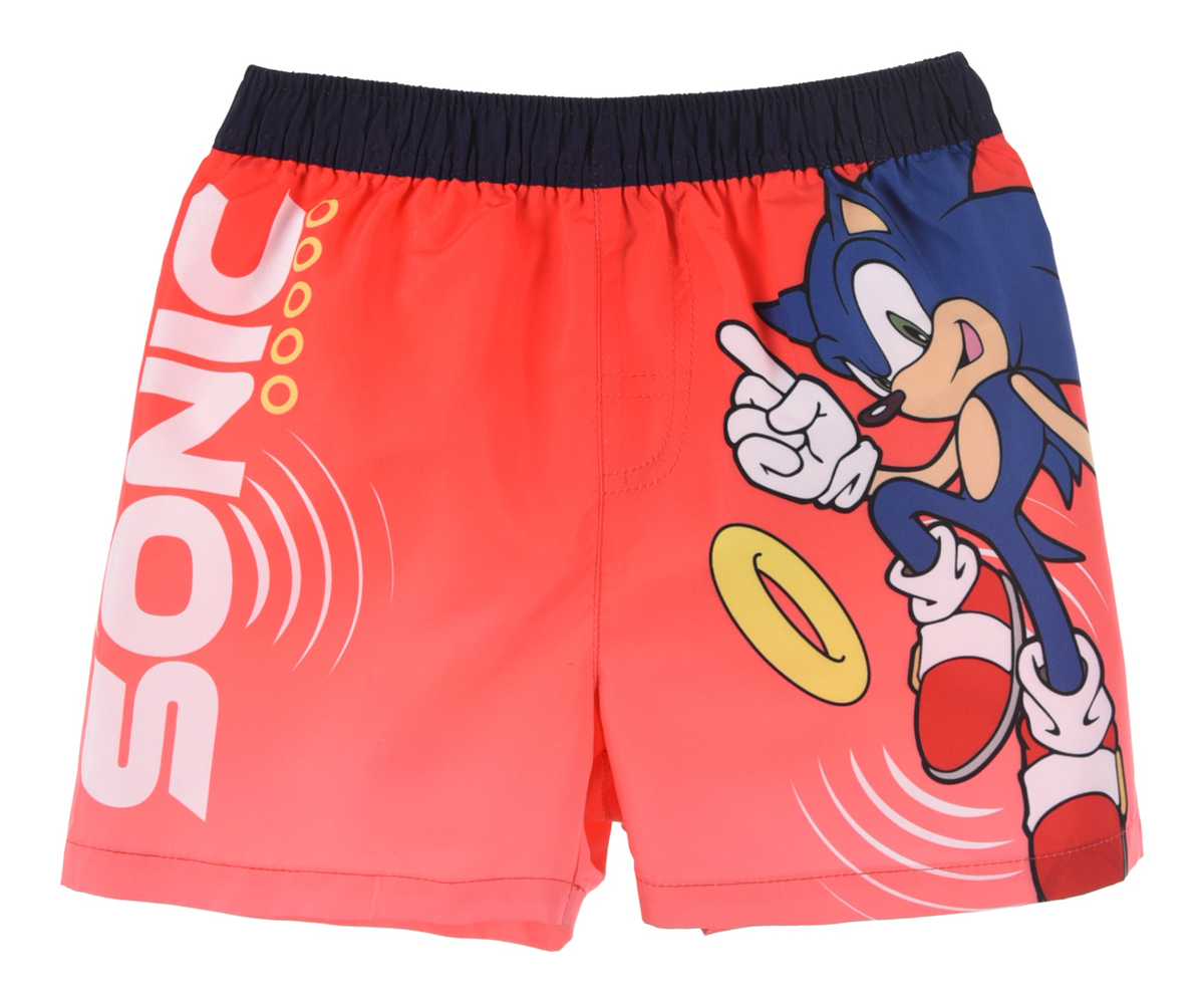 Costume Mare Sonic Bermuda Pantaloncino Bambino - Ex1881rosso