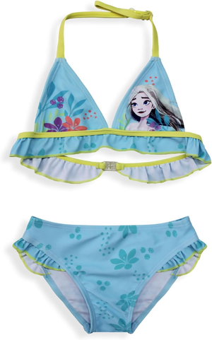 Costume Mare Frozen DISNEY Bikini 2 Pezzi Bambina - Ex1811azzurro