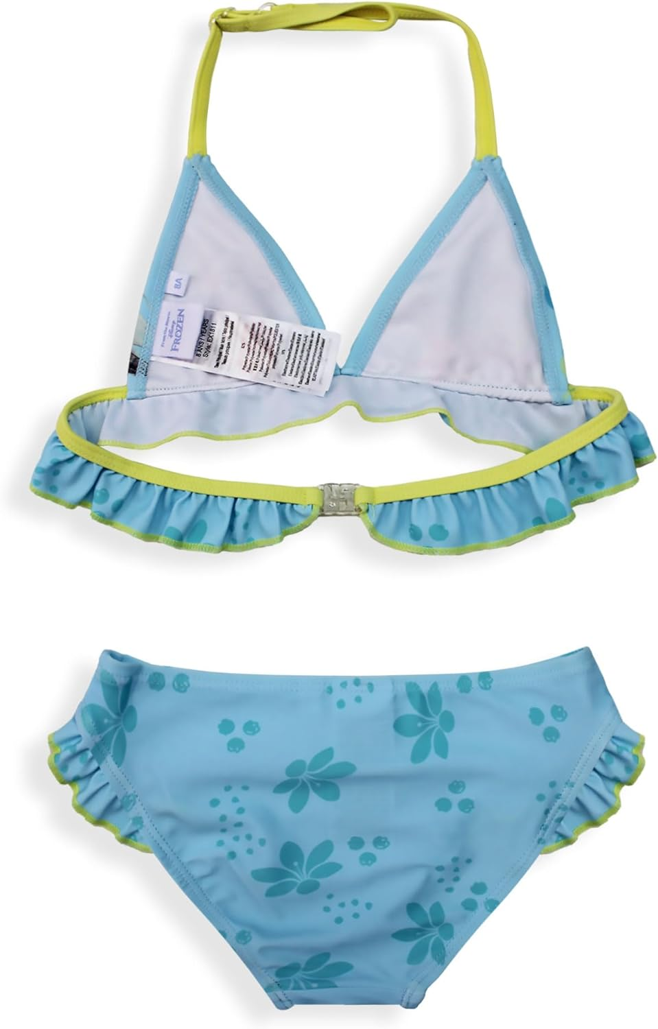Costume Mare Frozen DISNEY Bikini 2 Pezzi Bambina - Ex1811azzurro