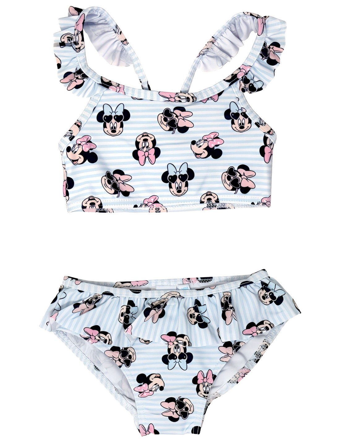 Costume Mare Minnie DISNEY Bikini 2 Pezzi Neonata - Ex0529celeste