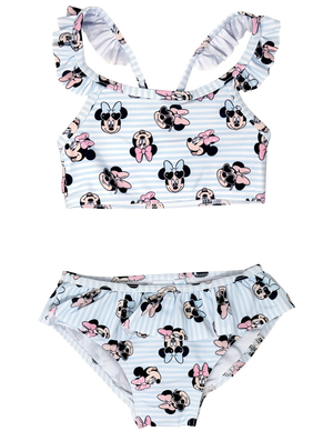 Costume Mare Minnie DISNEY Bikini 2 Pezzi Neonata - Ex0529celeste