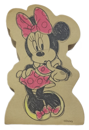 Bomboniera Astuccio Minni DISNEY Portaconfetti in Cartone Recilato H Cm.17x11x3