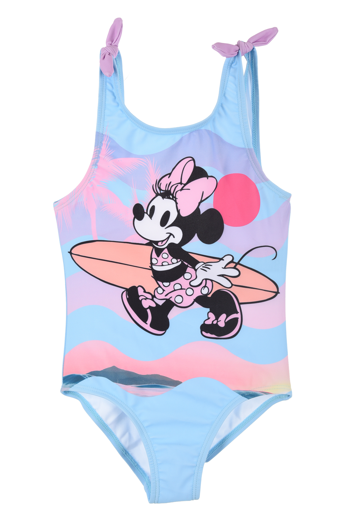 Costume Mare Minnie DISNEY Intero 1 Pezzo Bambina - Ex1820celeste