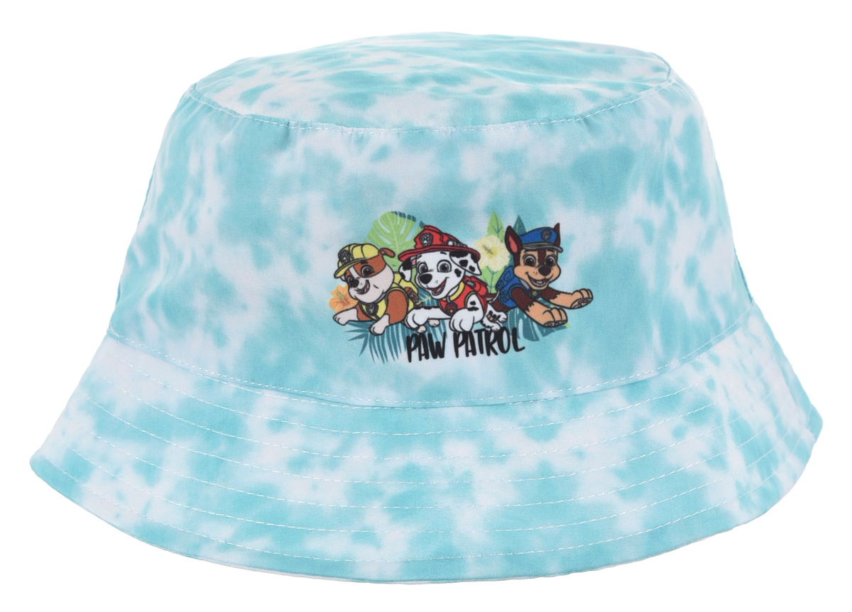 Cappello Paw Patrol Cappello Modello Alla Pescatora in 100% Pe Bambini - Ex4046celeste