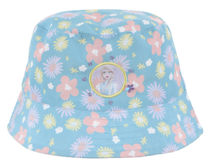 Cappello Frozen DISNEY Cappello Modello Alla Pescatora in 100% Pe Bambini - Ex4004celeste