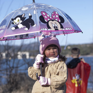 Ombrello Minnie DISNEY Trasparente Manuale 8 Raggi Bambino - 0718